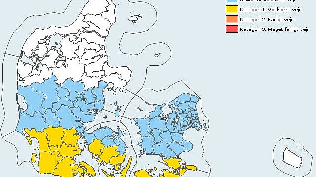 Advarer Om Voldsomt Vejr Tv Stjylland