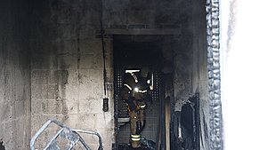 Brandvæsnet kæmpede med overtændt villa
