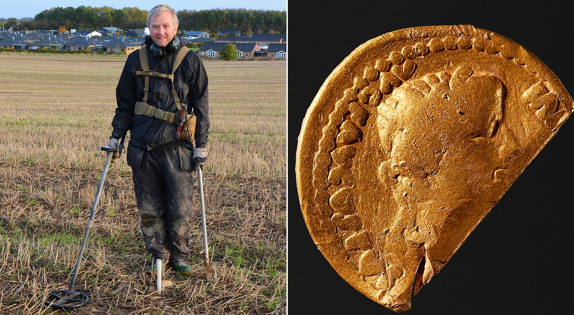 Detektorfører finder guld første gang - og sikke fund! | ØSTJYLLAND