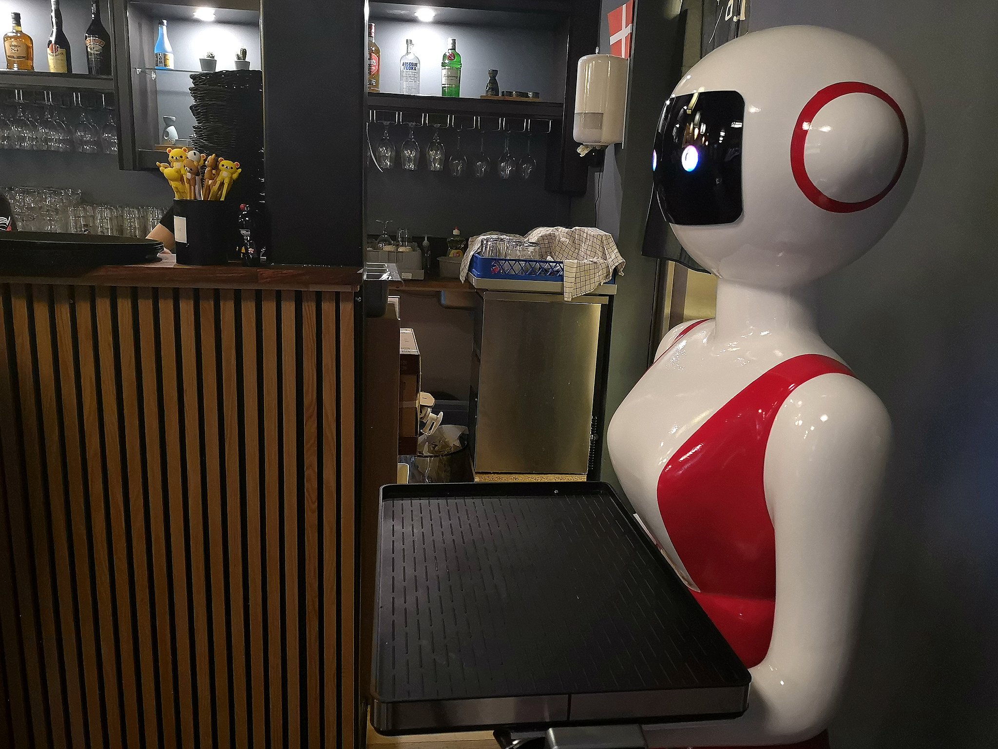 tunnel Mastery træ Robotten Lucy serverer sushi for kunderne | TV2 Østjylland
