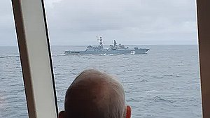 Molslinjen i dramatisk vending: Russisk krigsskib ignorerede advarsler