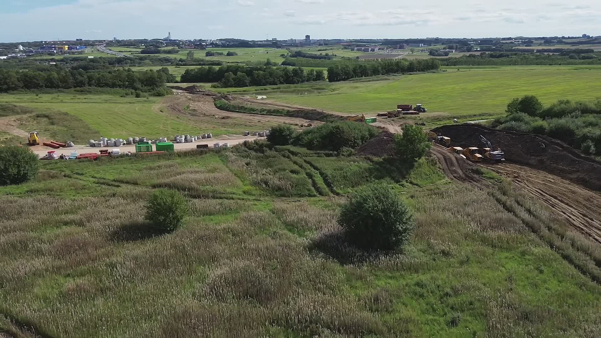 Les nouvelles maisons doivent être construites ici à Lisbjerg, au nord d'Aarhus.